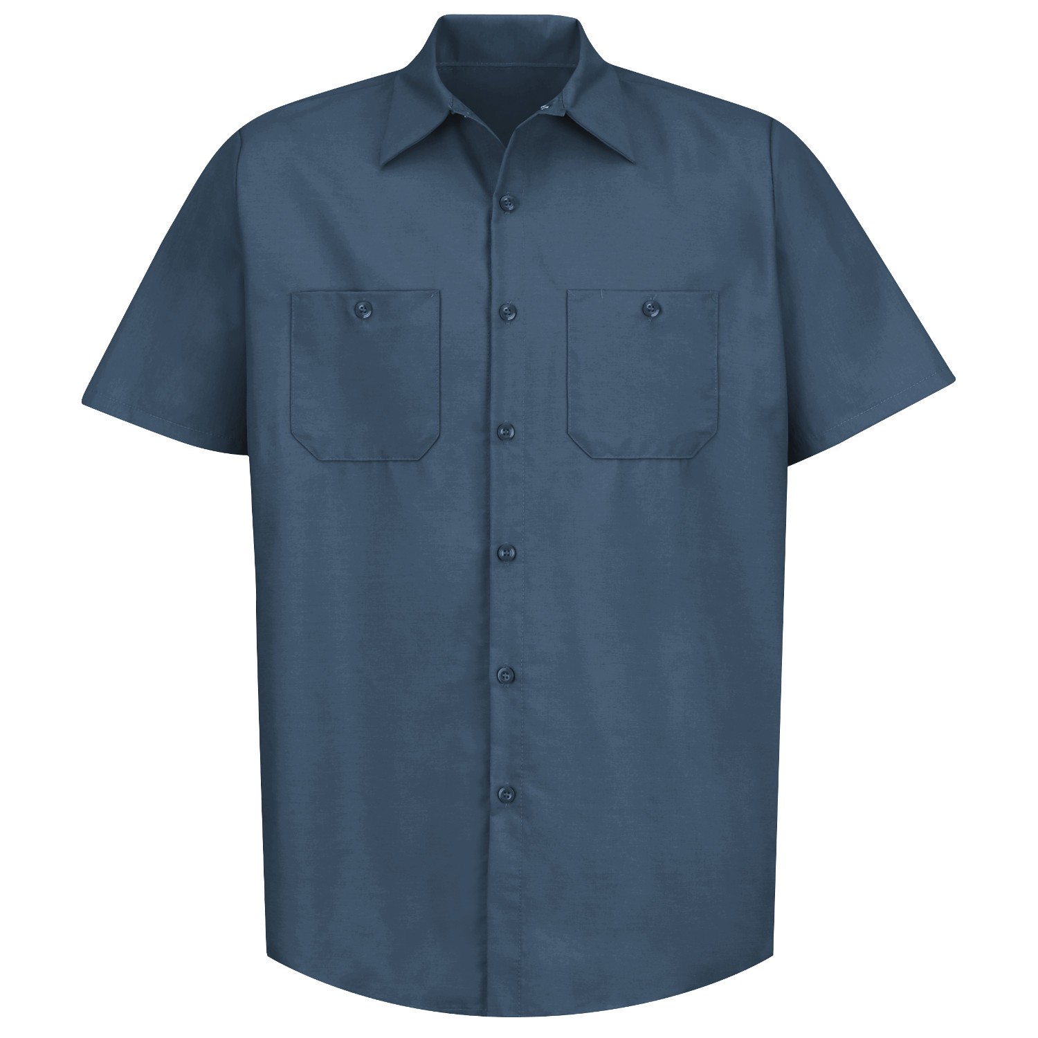Red Kap SP24 Men's Industrial Work Shirt - Short Sleeve - Dark