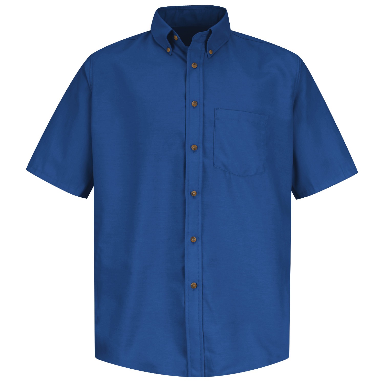 Red Kap SP80 Men's Poplin Dress Shirt - Short Sleeve - Royal Blue