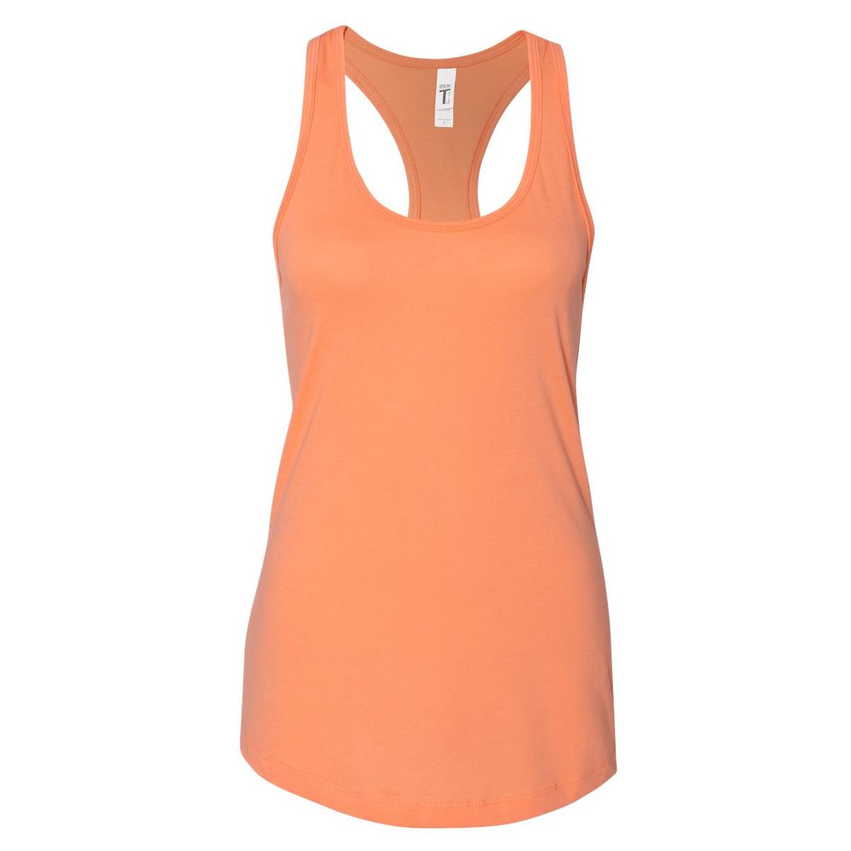 Next Level 1533 Women's Ideal Racerback Tank - Light Orange | Full Source