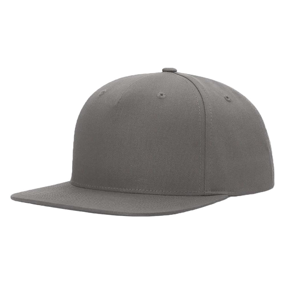 J. Richardson ファンボード グレー Richardson 255 Pinch Front Twill Back Trucker Cap - Flint Grey