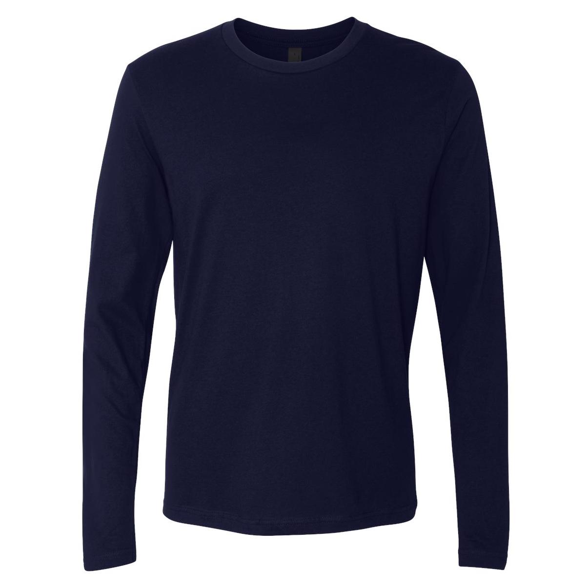 Next Level 3601 Cotton Long Sleeve Crew - Midnight Navy | Full Source