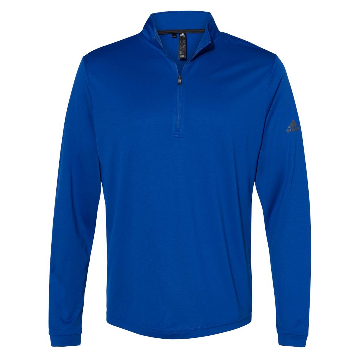 adidas A401 Lightweight Quarter-Zip Pullover - Collegiate Royal | Full ...