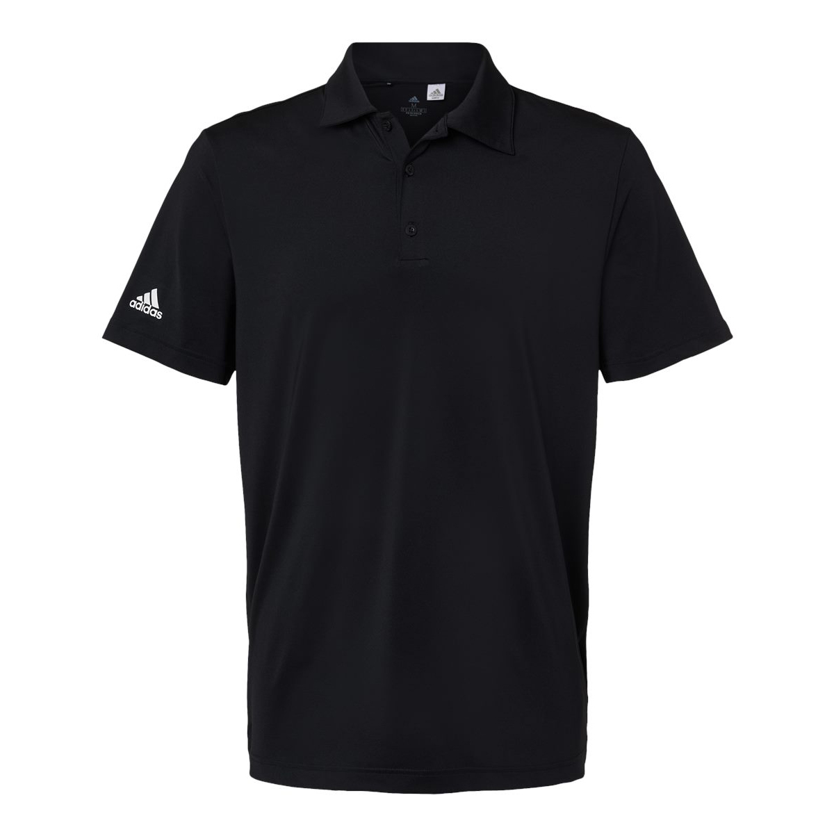 adidas A514 Ultimate Solid Polo - Black | FullSource.com