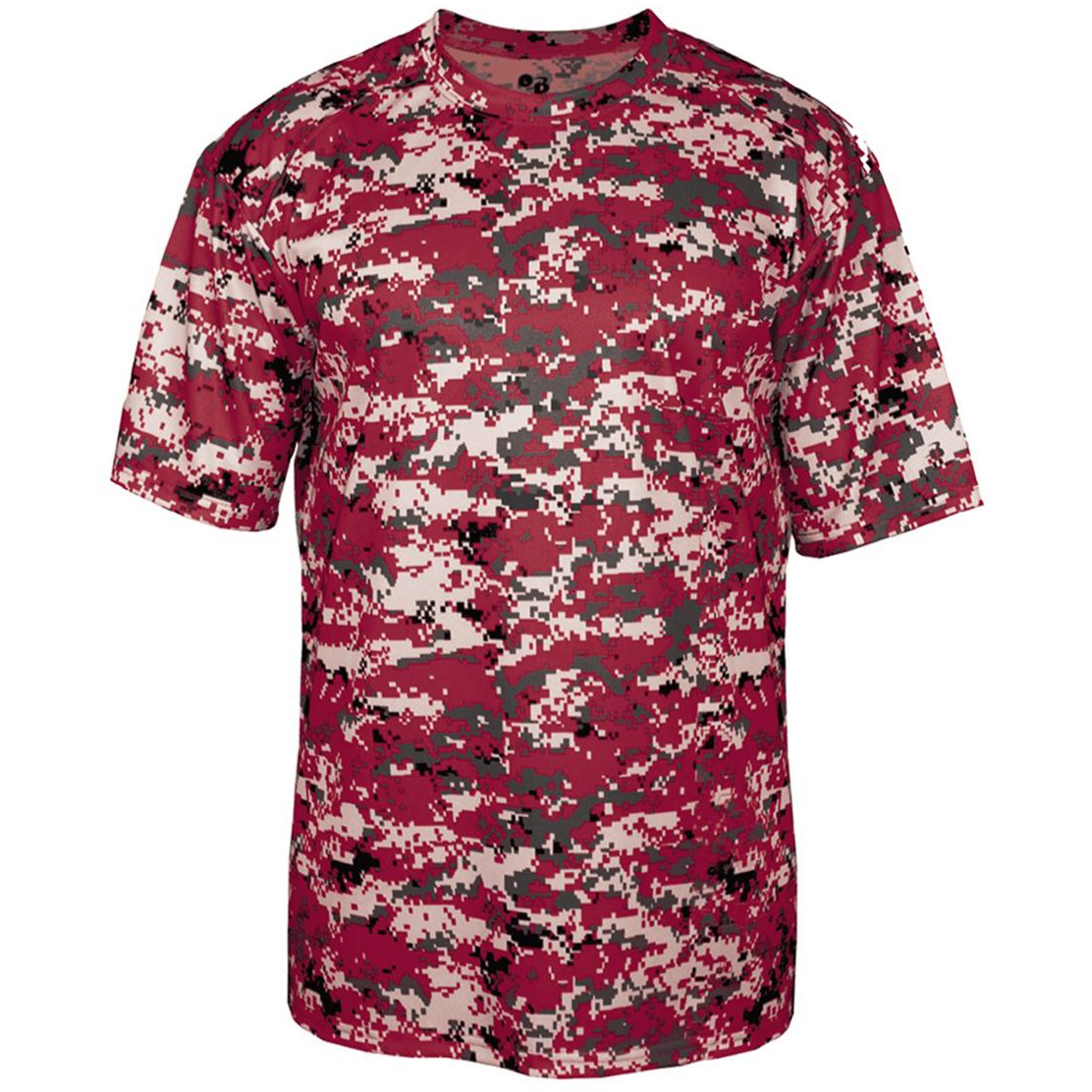 Digital Camo Jersey 4180 Performance B-Core Tee by Badger Sports