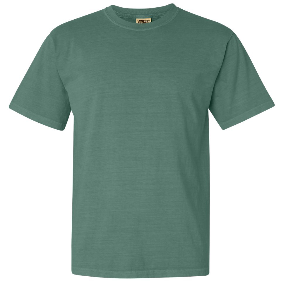 læder Mirakuløs Spis aftensmad Comfort Colors 1717 Garment Dyed Heavyweight T-Shirt - Light Green |  FullSource.com