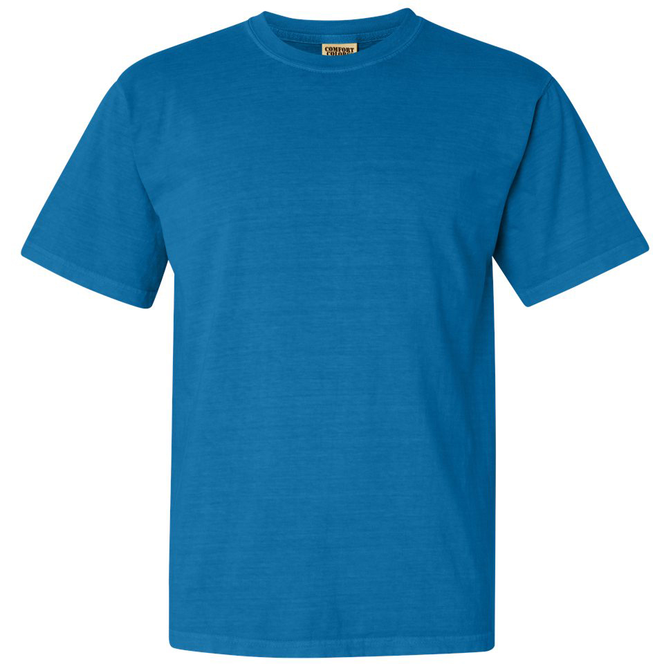 Comfort Colors 1717 Garment Dyed Heavyweight T-Shirt - Royal Caribe ...