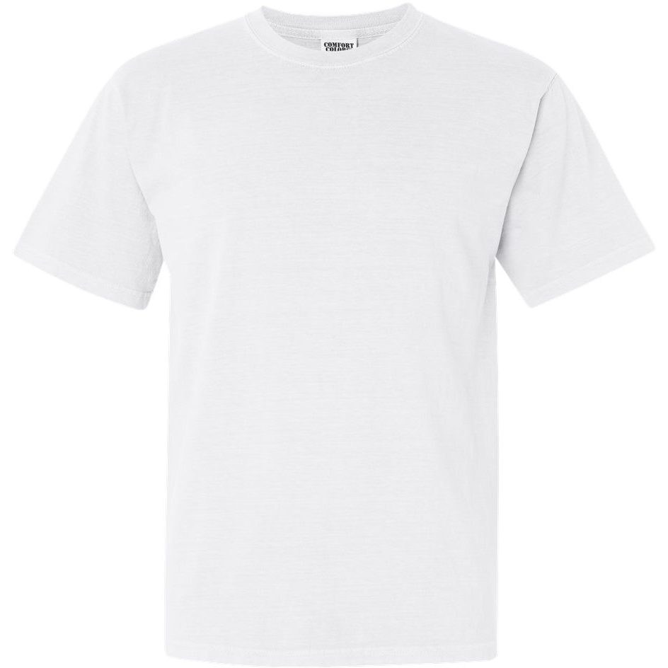 White Comfort Colors Heavyweight T-Shirt - Small