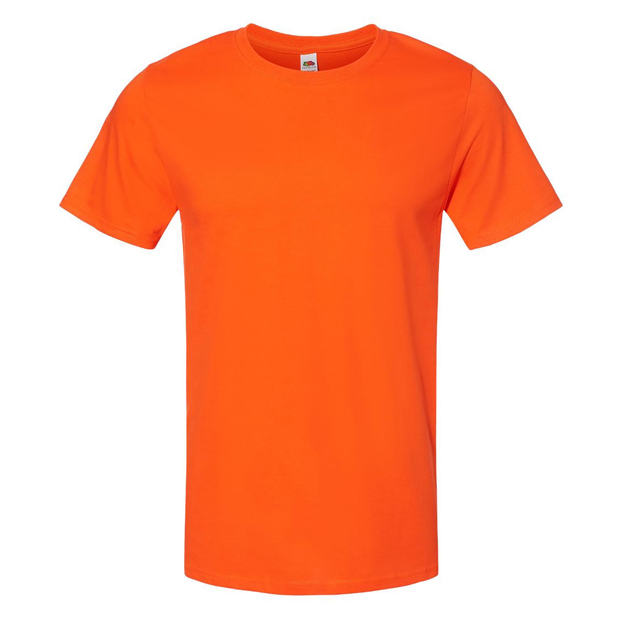 Fruit of the Loom IC47MR Unisex Iconic T-Shirt - Burnt Orange | Full Source