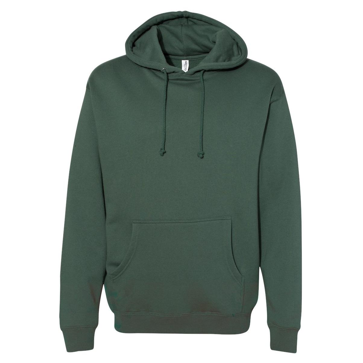 Independent Trading Co. IND4000 Hooded Sweatshirt - Alpine Green | Full ...