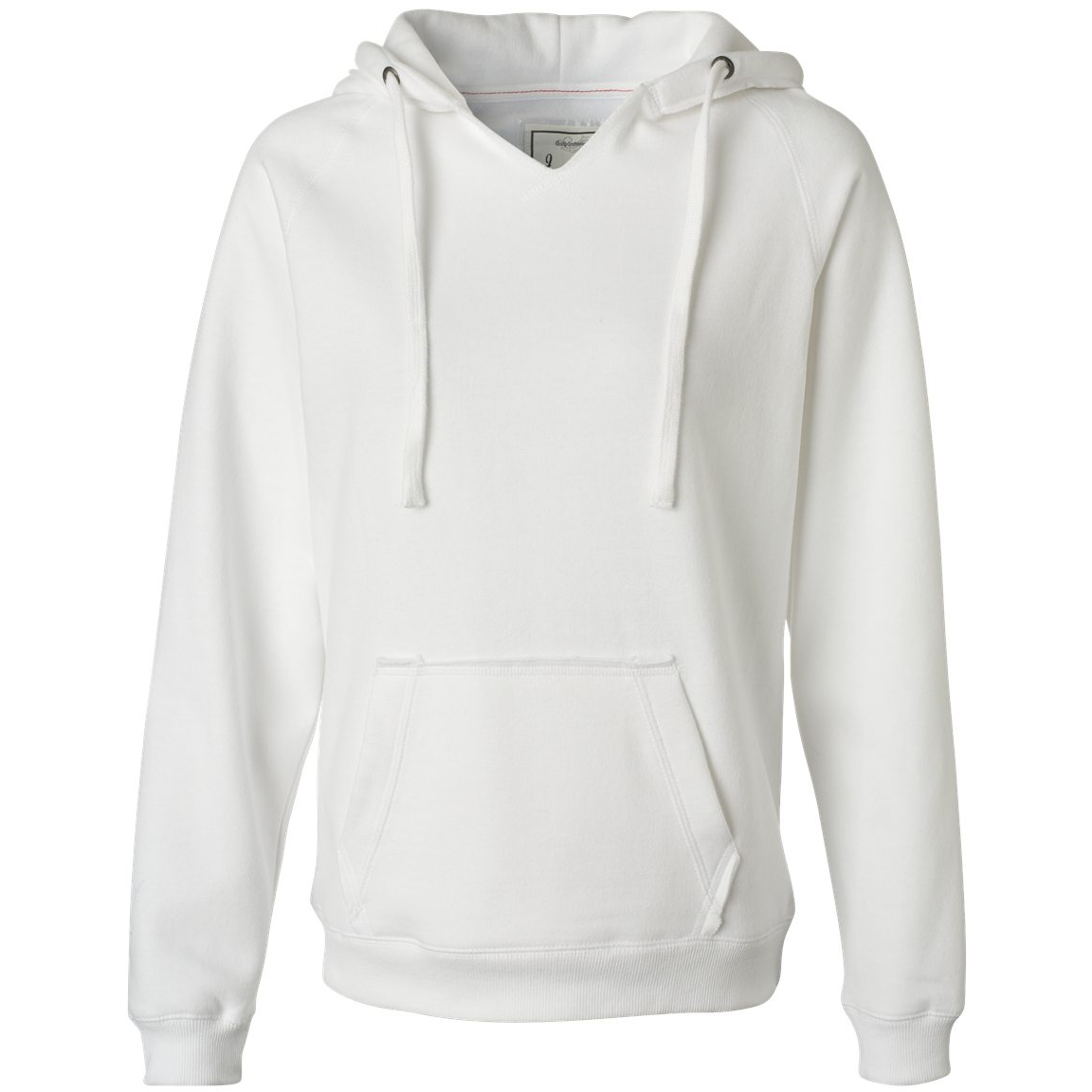 womens white hooded sweatshirt