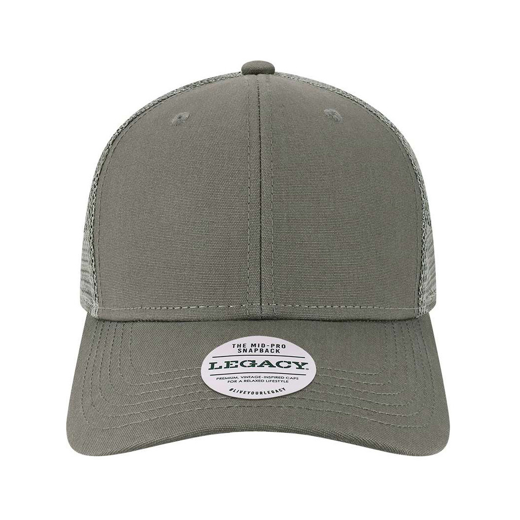 Legacy MPS Mid-Pro Snapback Trucker Cap - Dark Grey/Dark