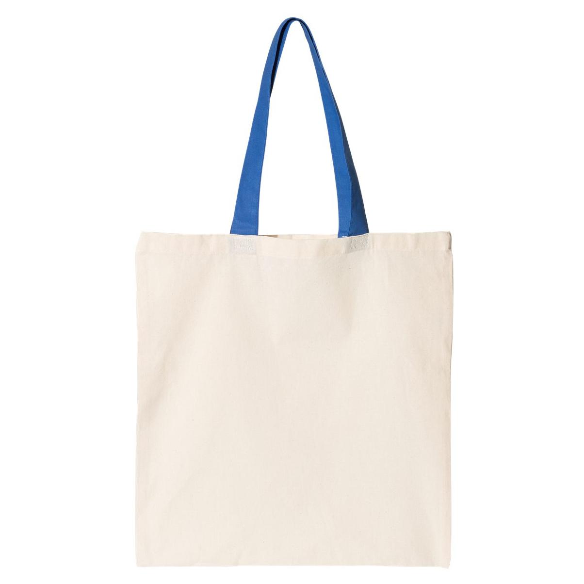 OAD OAD105 Contrasting Handles Tote - Royal