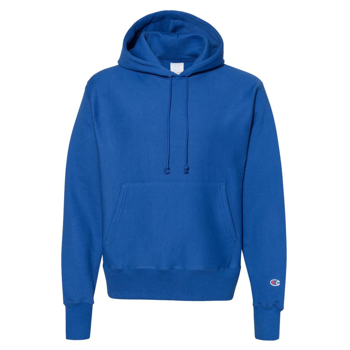 Champion S101 Reverse Weave Hooded Pullover Sweatshirt - Athletic Royal ...
