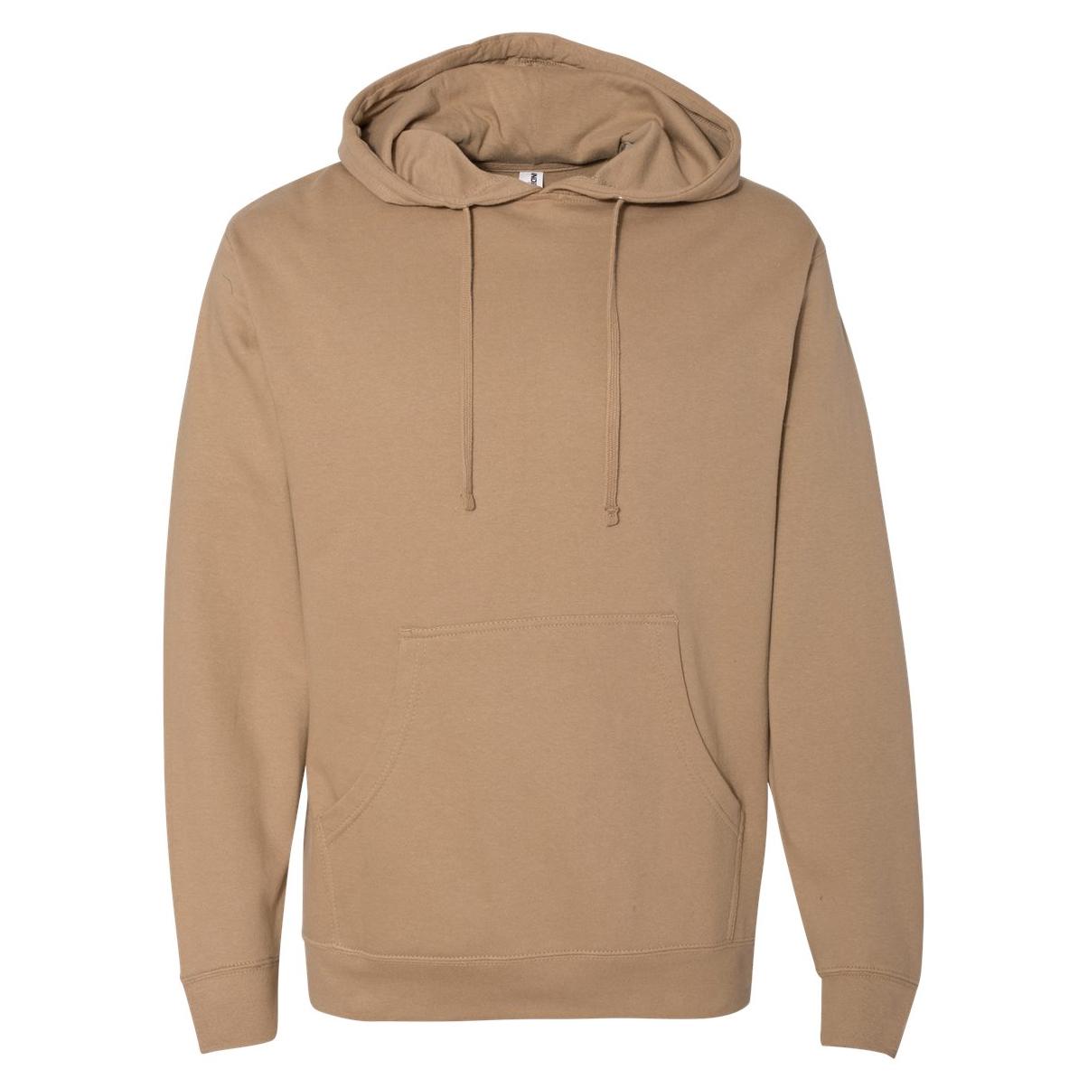 Independent Trading Co. SS4500 Midweight Hooded Sweatshirt - Sandstone ...