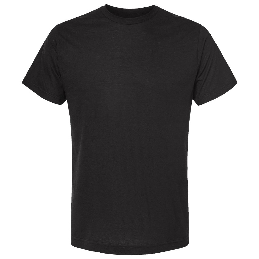 Tultex 241 Unisex Poly-Rich T-Shirt - Black | Full Source