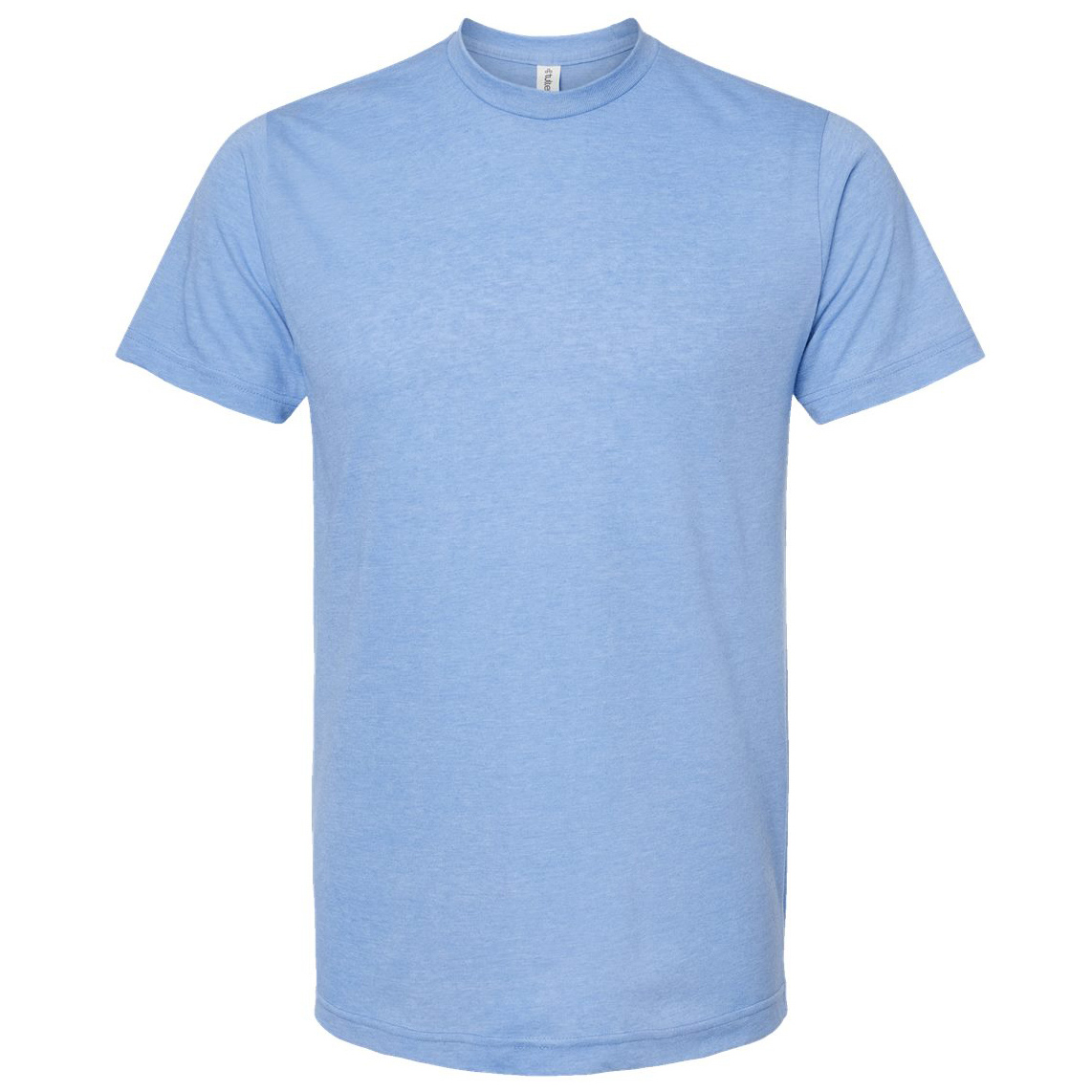 Tultex 241 Unisex Poly-Rich T-Shirt - Heather Athletic Blue
