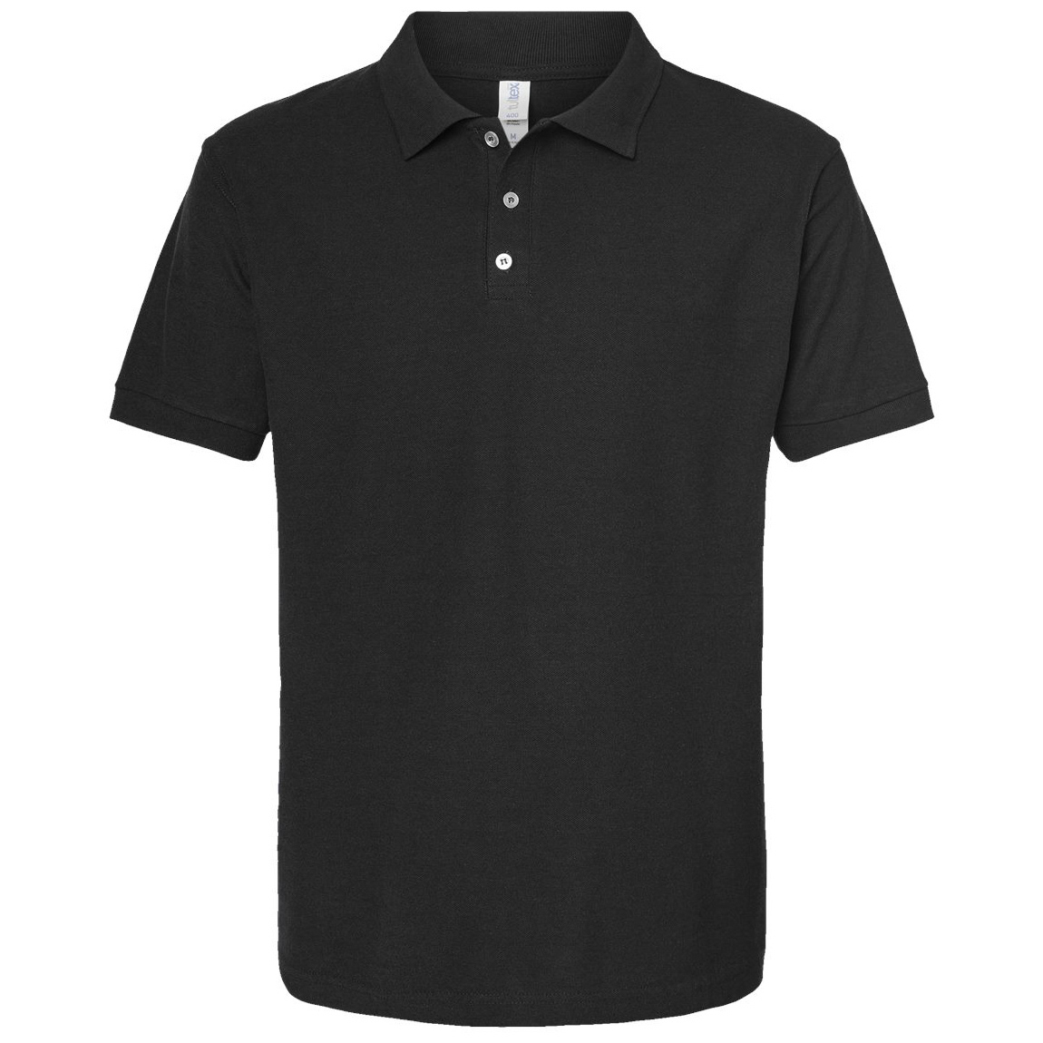 Tultex 400 Unisex 50/50 Sport Polo - Black | Full Source