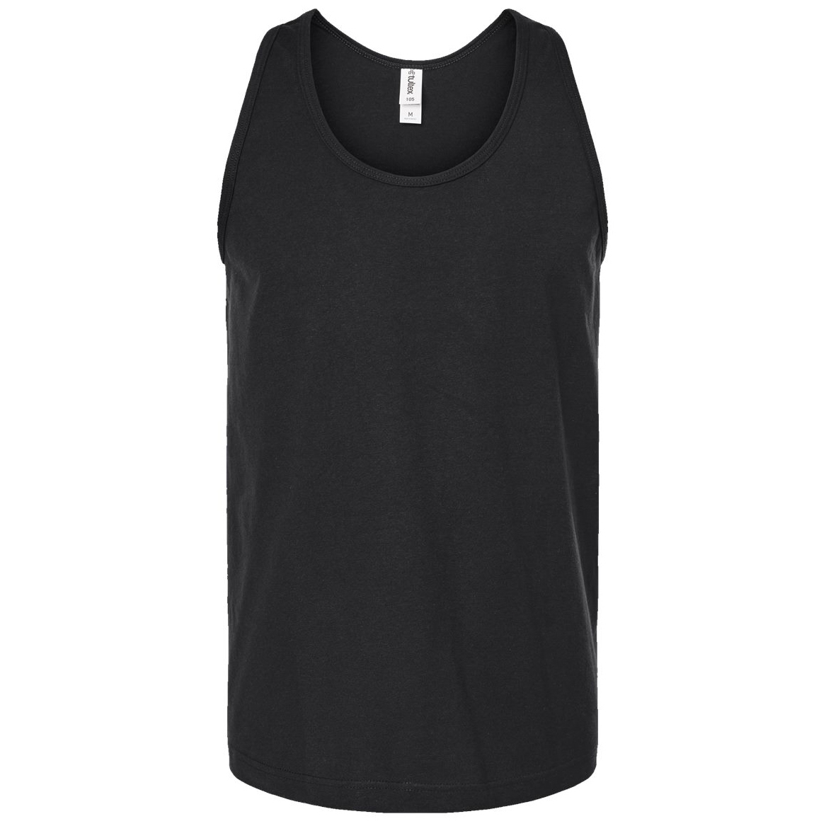 Tultex S105 Unisex Fine Jersey Tank Top - Black | Full Source