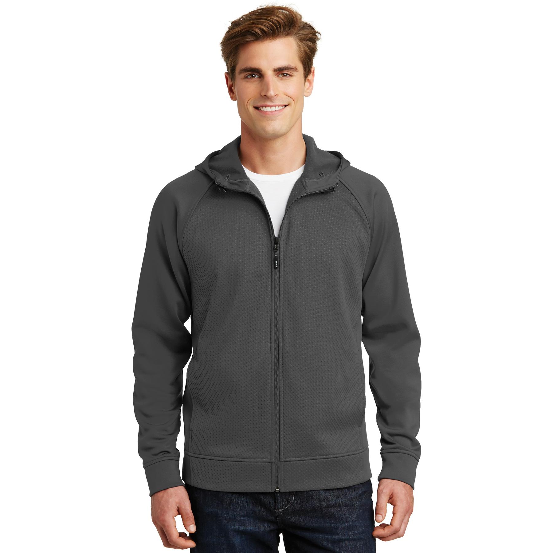 sport tek jacket with hood
