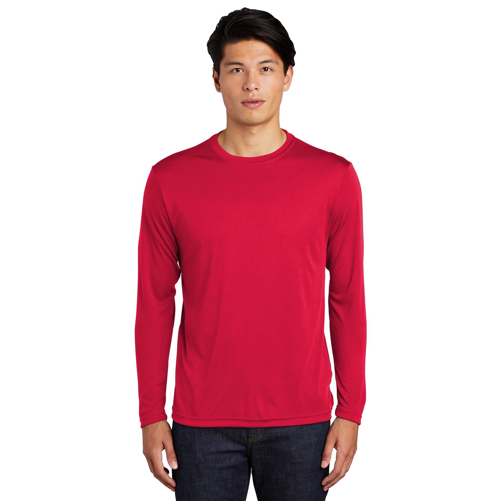 Q\/S Longsleeve red casual look Fashion Shirts Longsleeves Q/S 