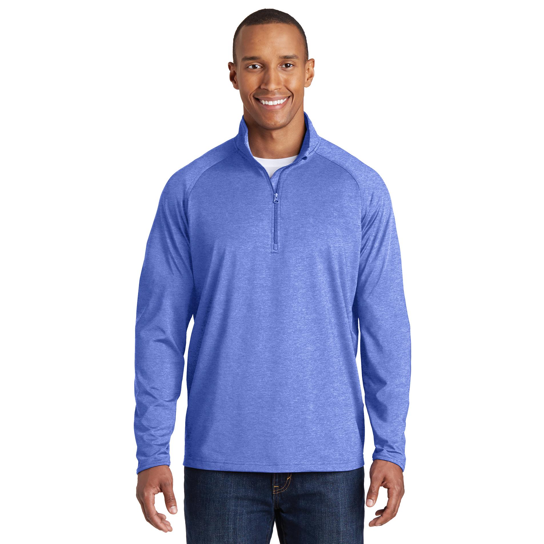 Sport-Tek ST850 Sport-Wick Stretch 1/2-Zip Pullover - True Royal ...