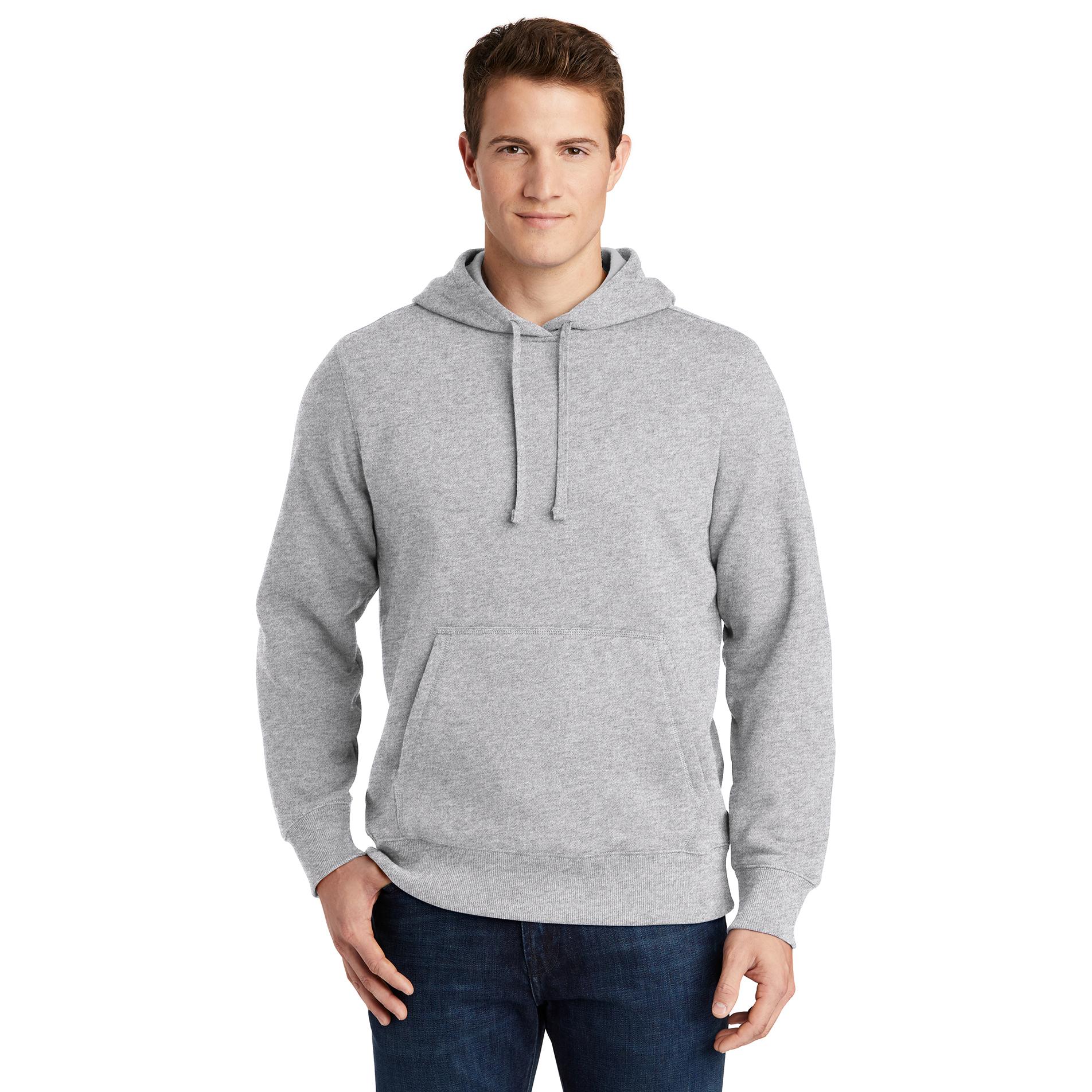 Sport-Tek ST254 Pullover Hooded Sweatshirt - Athletic Heather | Full Source