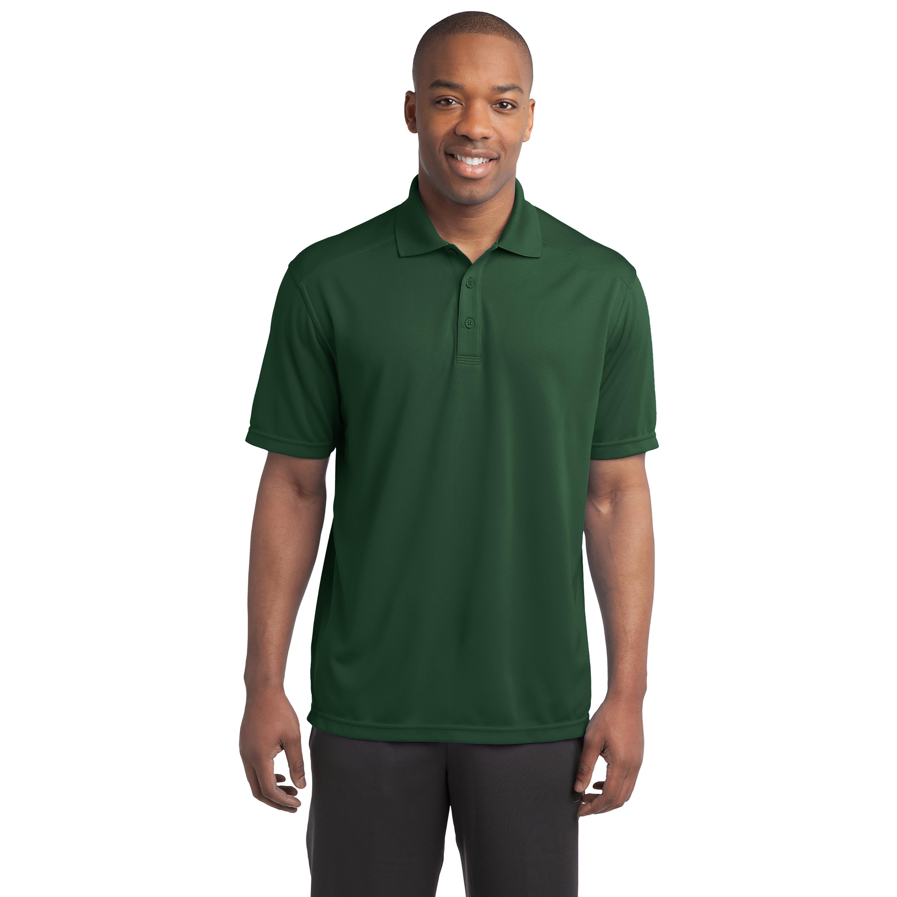 Sport-Tek ST680 PosiCharge Micro-Mesh Polo - Forest Green | Full