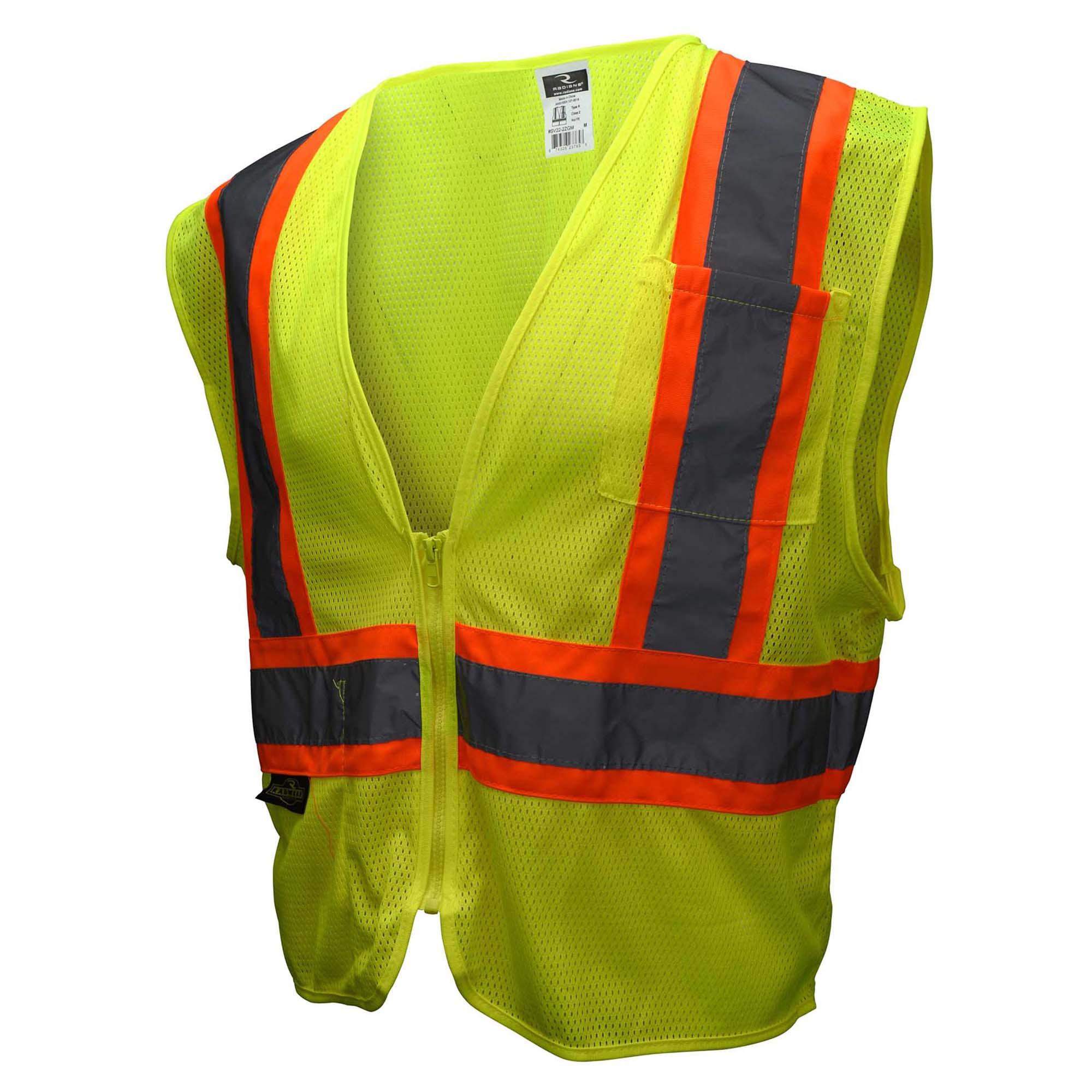 Radians SV22-2ZGM Two-Tone Economy Type R Class Safety Vest Yellow/Lime  Full Source