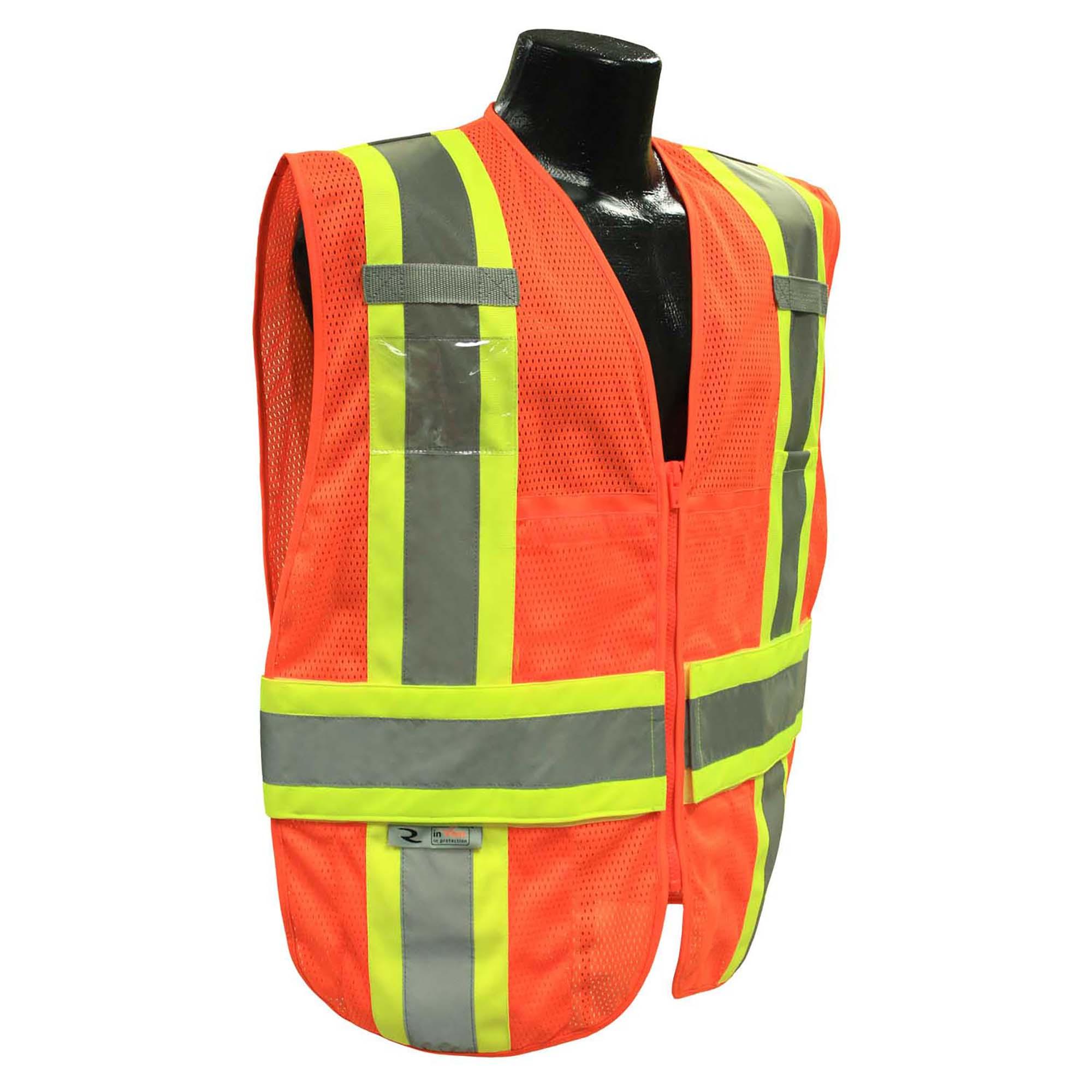 Radians SV23-2ZOM Type R Class Expandable Two-Tone Safety Vest Orange  Full Source
