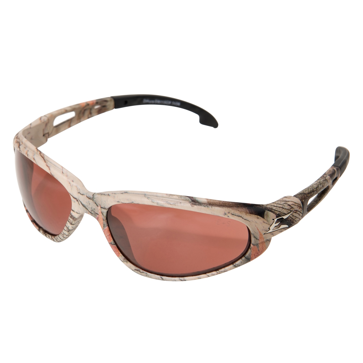 Black with Copper "Driving" Lens Edge Eyewear SR115 Reclus Safety Glasses 