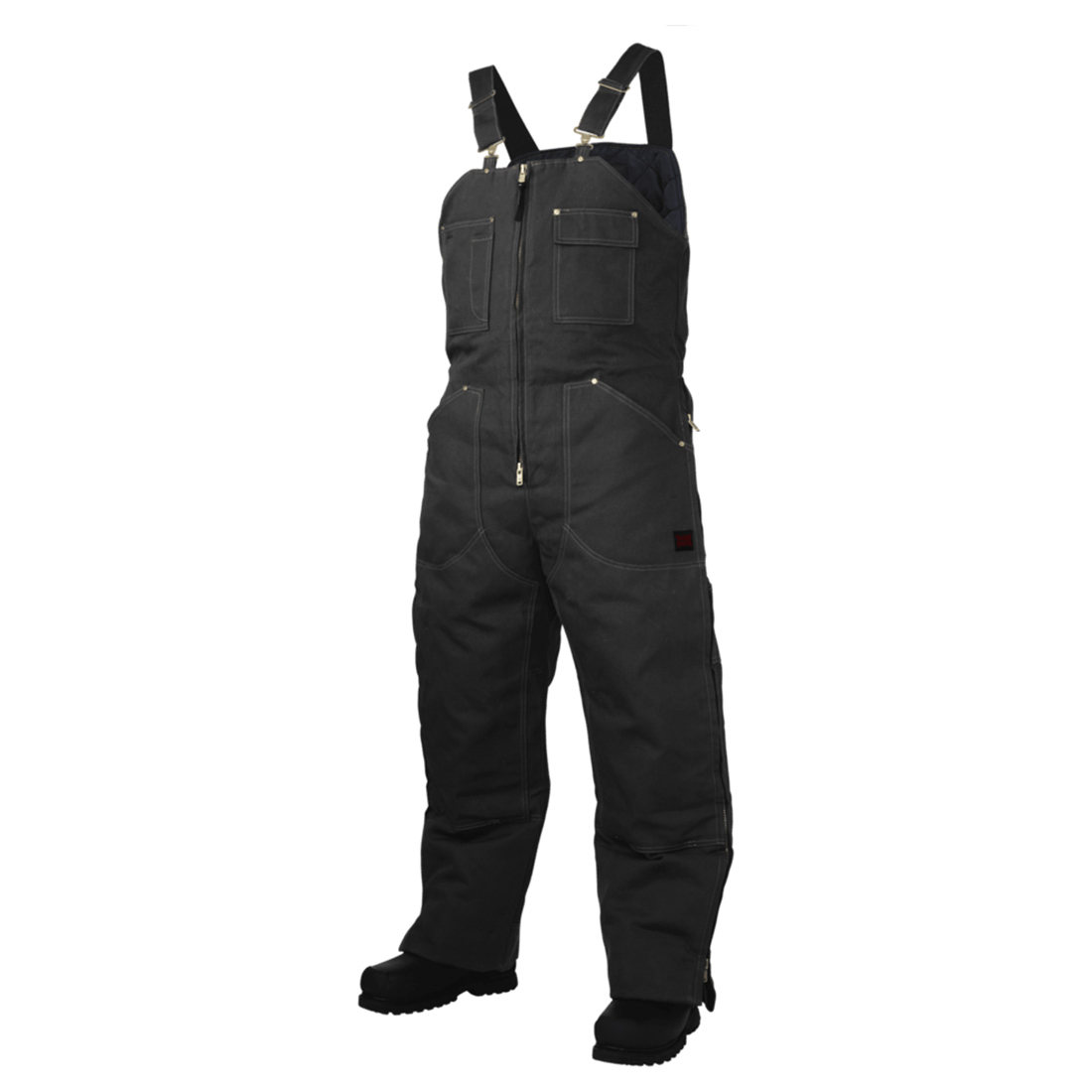Tough Duck WB03 Insulated Duck Bib Overall Black Full Source
