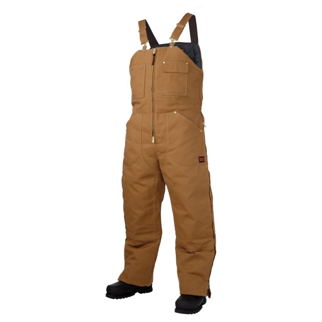 Tough Duck WB03 Insulated Duck Bib Overall - Brown | Full Source