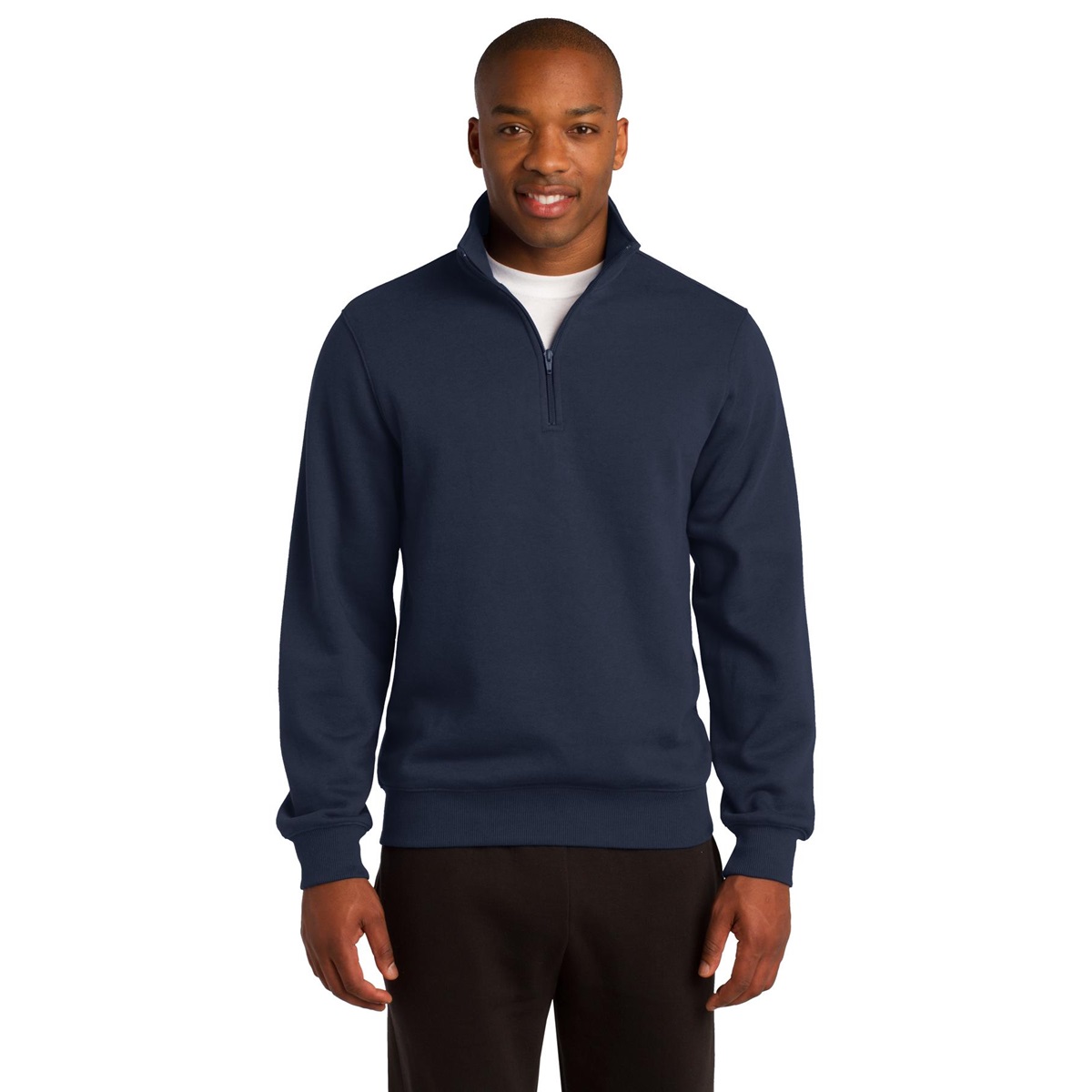 Sport-Tek TST253 Tall 1/4-Zip Sweatshirt - True Navy | Full Source