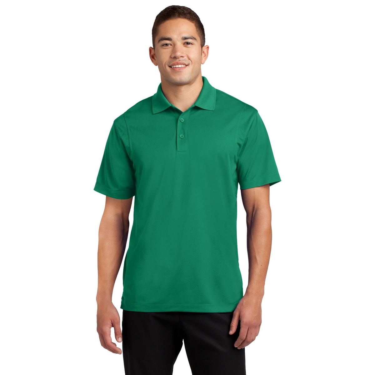 kelly green dri fit polo shirts