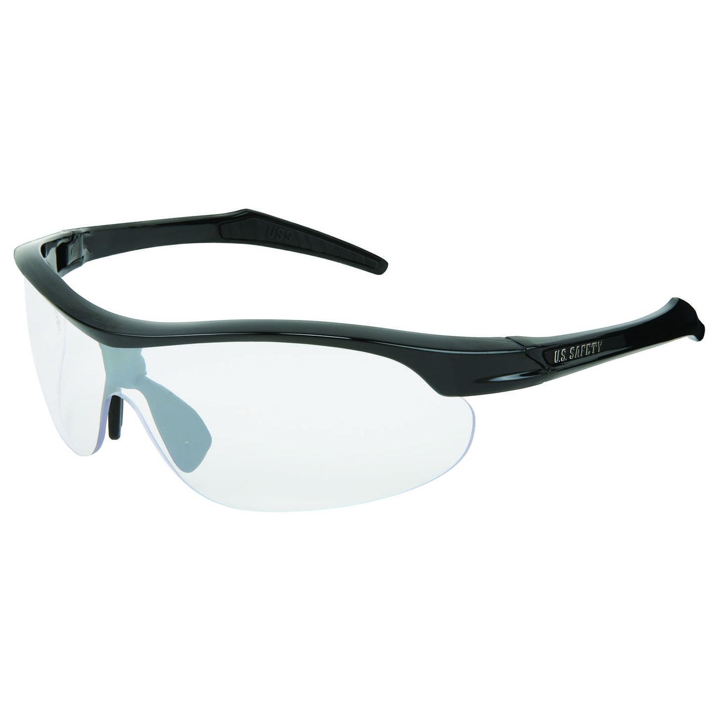 MCR Safety DM1419AF Dominator DM4 Safety Glasses - Black Frame -  Indoor/Outdoor BossMan Mirror Lens