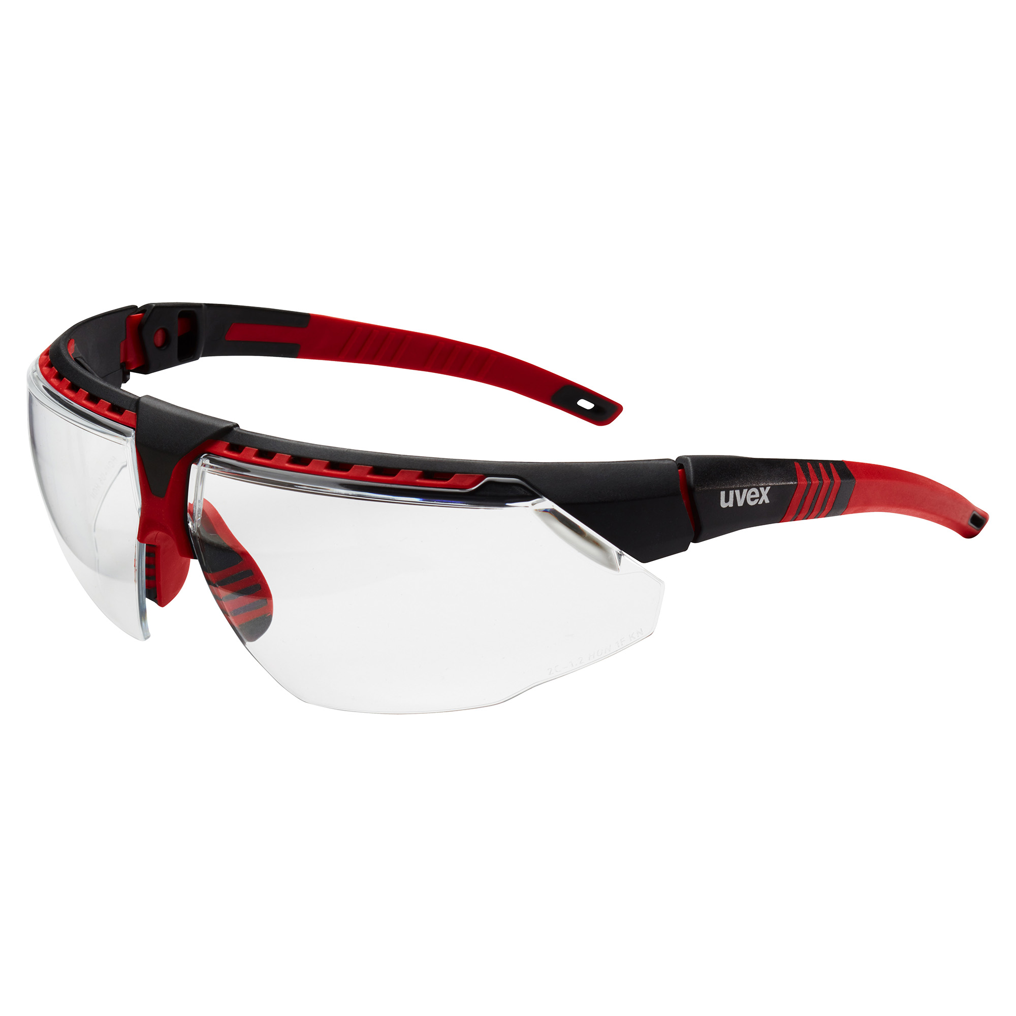 Uvex S2860 Avatar Safety Glasses Red Frame Clear Lens Full Source
