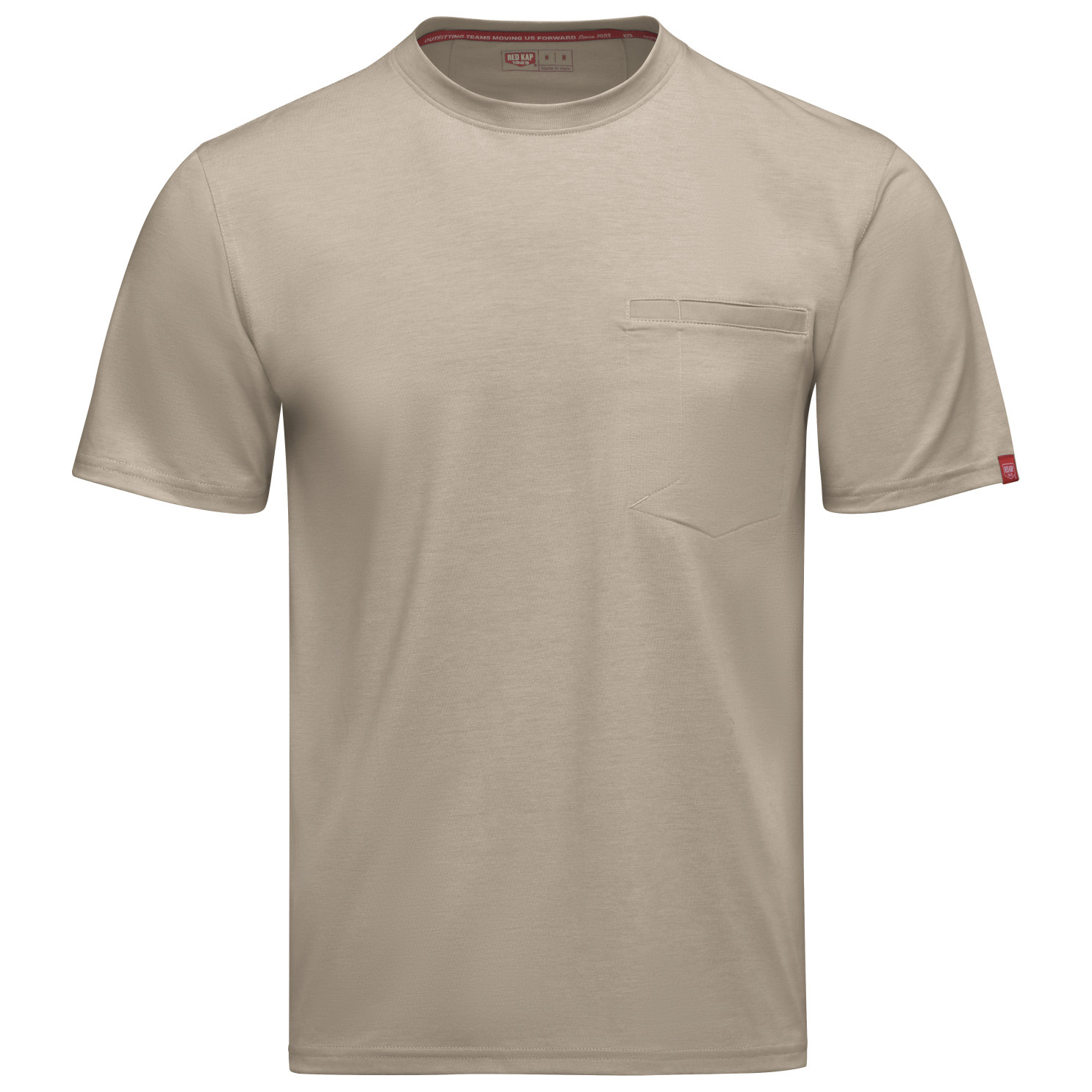 T*M様 RHC pocket tee M Red Kap TKM2 Cooling Short Sleeve Pocket T-Shirt - Sand