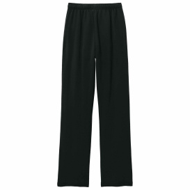 Bella + Canvas BC3725 Unisex Sponge Fleece Straight Leg Sweatpants - Black