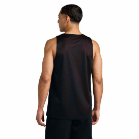 Sport-Tek ST5000 PosiCharge Reversible Mesh Tank - Black/Deep Red
