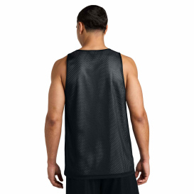 Sport-Tek ST5000 PosiCharge Reversible Mesh Tank - Black/White