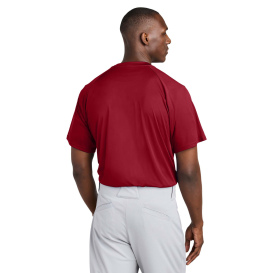 Sport-Tek ST359 PosiCharge Competitor 2-Button Henley - Deep Red