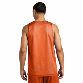 Sport-Tek ST5000 PosiCharge Reversible Mesh Tank - Deep Orange/White