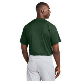 Sport-Tek ST359 PosiCharge Competitor 2-Button Henley - Forest Green