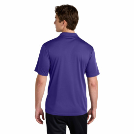 Sport-Tek ST104 Competitor United Polo - Purple/White