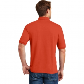 Hanes 054X ComfortBlend EcoSmart Jersey Knit Sport Shirt - Orange