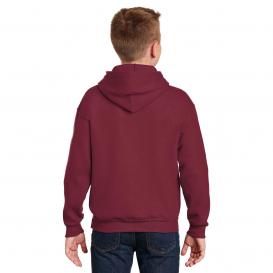 Gildan 18500B Youth Heavy Blend Hooded Sweatshirt - Cardinal Red