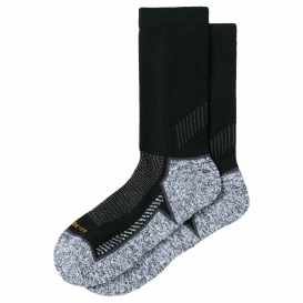 Carhartt CTSC4223 Force Midweight Crew Socks (3-Pack) - Black