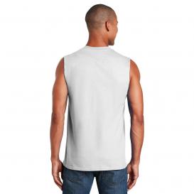 Gildan 2700 Ultra Cotton Sleeveless T-Shirt - White