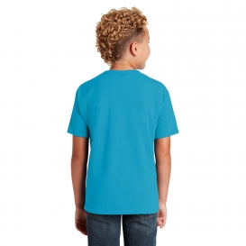 Jerzees 29B Youth Dri-Power Active 50/50 Cotton/Poly T-Shirt - California Blue