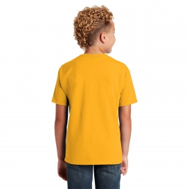 Jerzees 29B Youth Dri-Power Active 50/50 Cotton/Poly T-Shirt - Gold